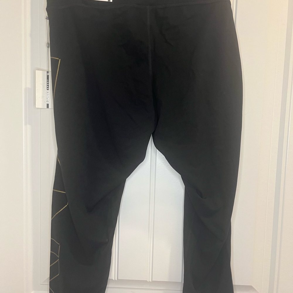 NWT DKNY Sports Leggings High waist 7/8 Length Size 1 XL - Picture 7 of 7